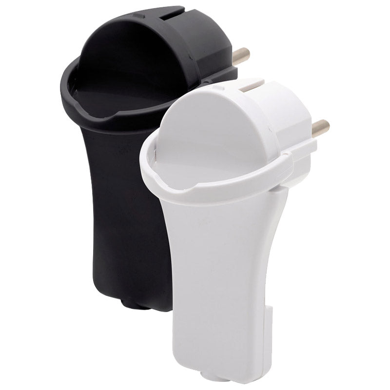 Brennenstuhl Verlängerungskabel mit Winkel-Flachstecker, 2 m - weiß