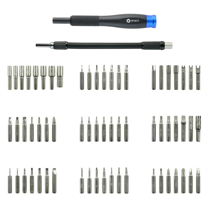 iFixit Mako 64 Bit Driver Kit, Schraubendreher +  faltbare Antistatik-Matte