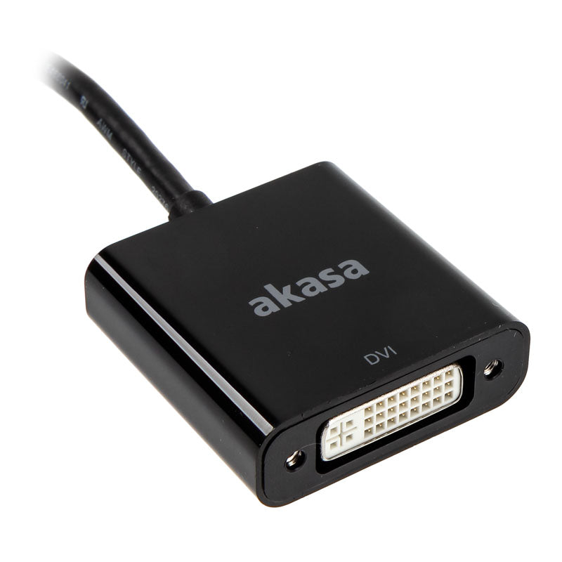 Akasa DisplayPort Adapter (aktiv) auf DVI - schwarz