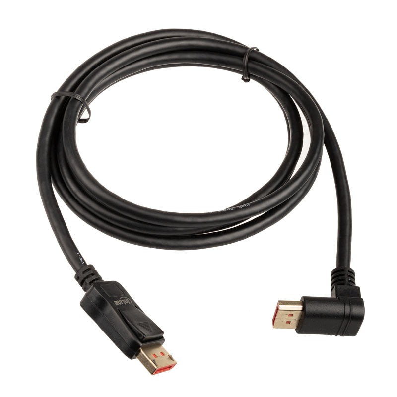 InLine 8K (UHD-2) DisplayPort Kabel, nach oben gewinkelt, schwarz - 2m