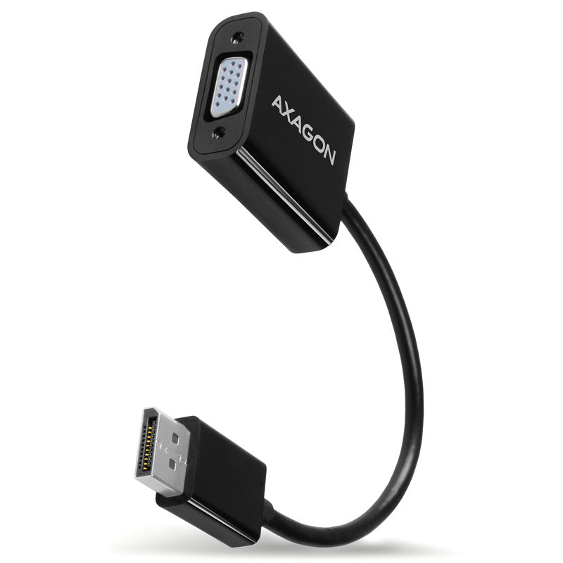 AXAGON RVD-VGN DisplayPort auf VGA Adapter, WUXGA - schwarz