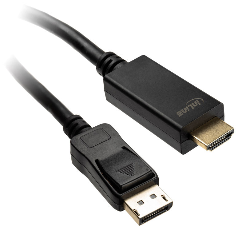 InLine DisplayPort zu HDMI Konverter Kabel, 4K/60Hz, schwarz - 3m
