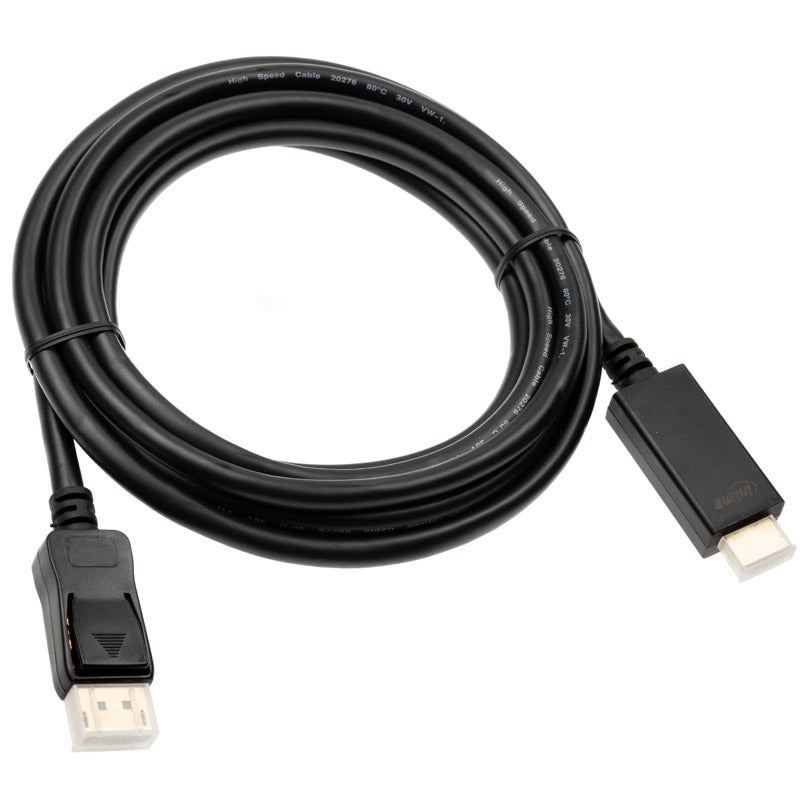 InLine DisplayPort zu HDMI Konverter Kabel, 4K/60Hz, schwarz - 3m