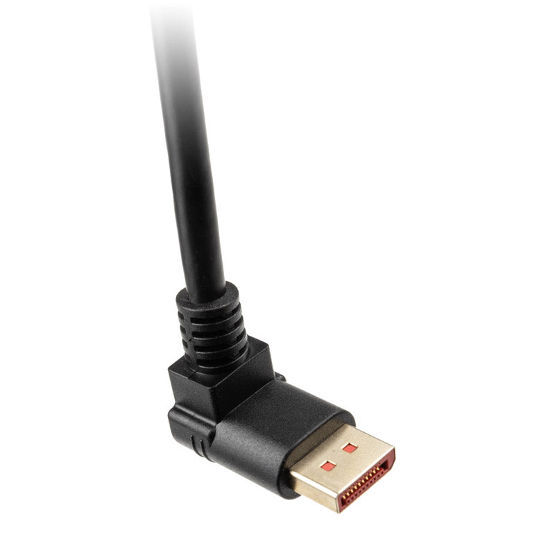 InLine 8K (UHD-2) DisplayPort Kabel, nach oben gewinkelt, schwarz - 3m