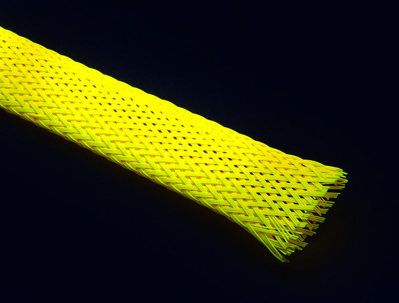 Techflex Flexo PET Sleeve 13mm - neon yellow, 1m