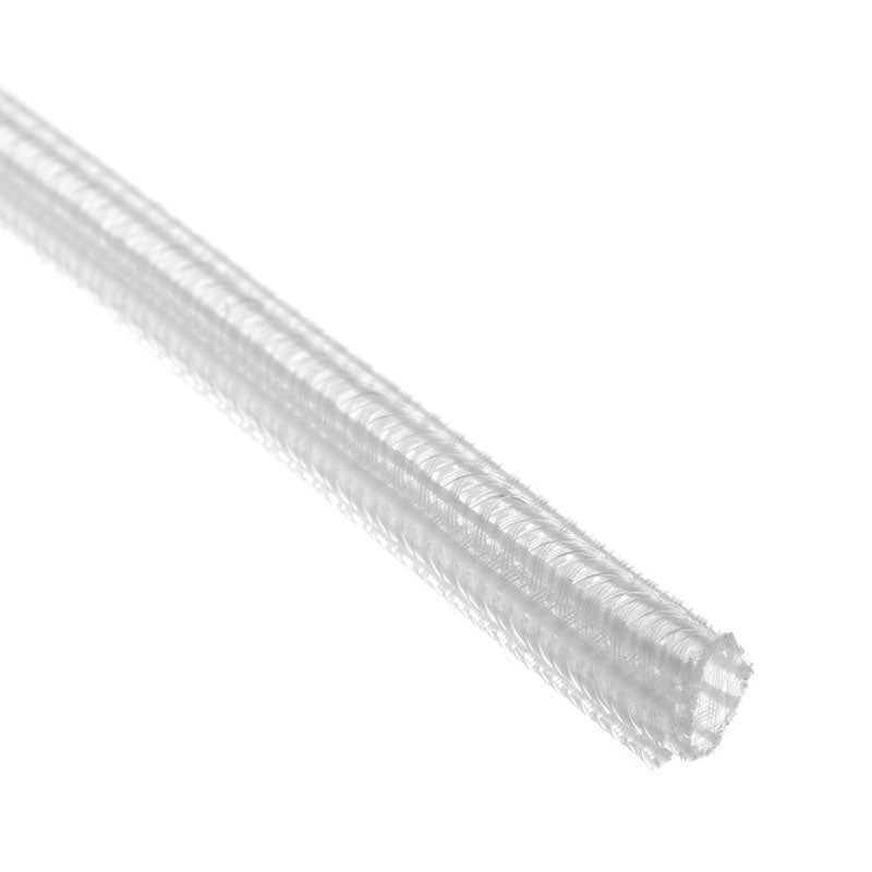 Techflex F6 Sleeve 6,4mm - transparent/weiß, 1m