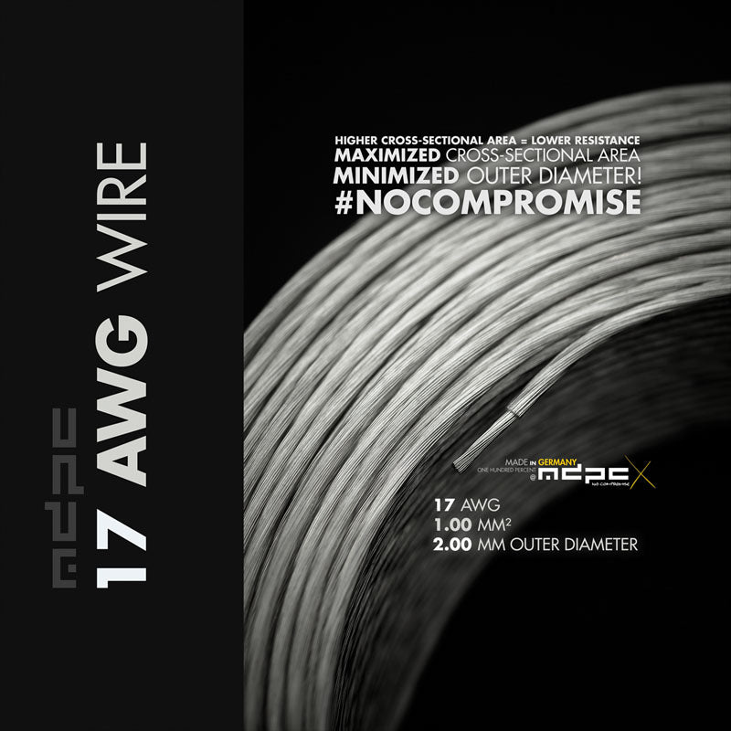 MDPC-X Schaltlitze 17-AWG Transparent, 1m