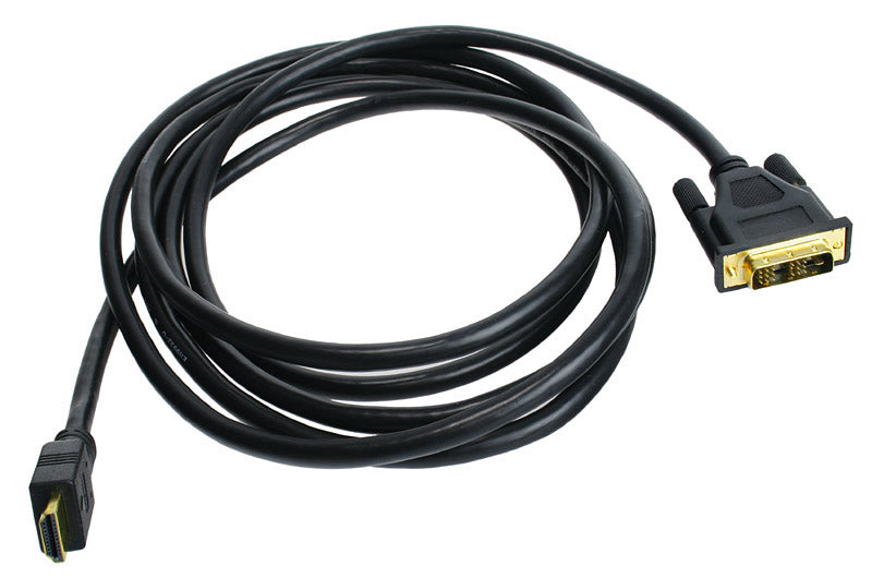 InLine HDMI zu DVI Adapter Kabel High Speed, schwarz - 3m