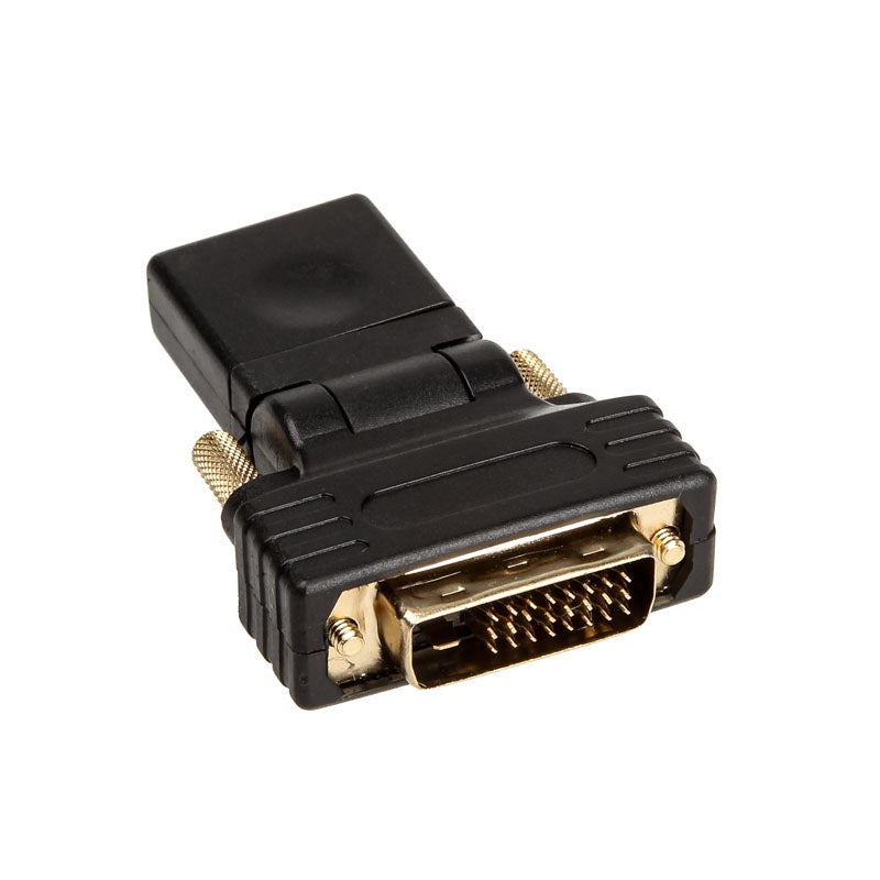 InLine HDMI-DVI Adapter, HDMI Buchse auf DVI Stecker, flexibler Winkel