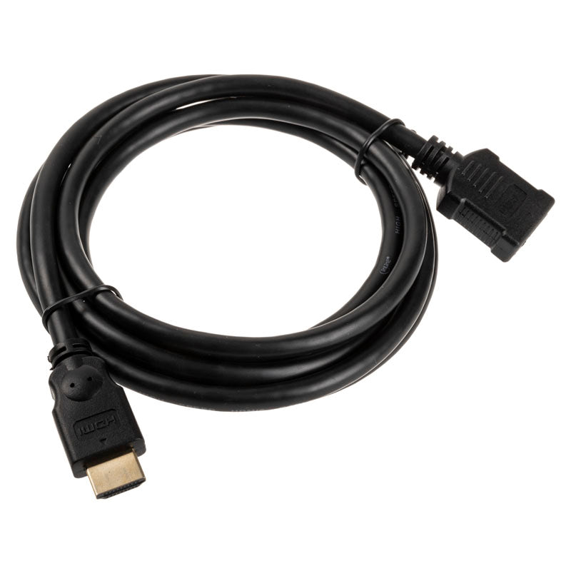 InLine HDMI Verlängerung Stecker / Buchse, schwarz - 2m
