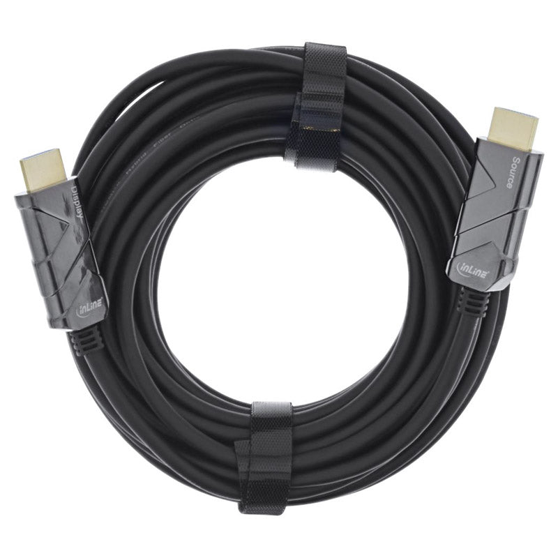 InLine HDMI 8K4K AOC Kabel, schwarz - 20m