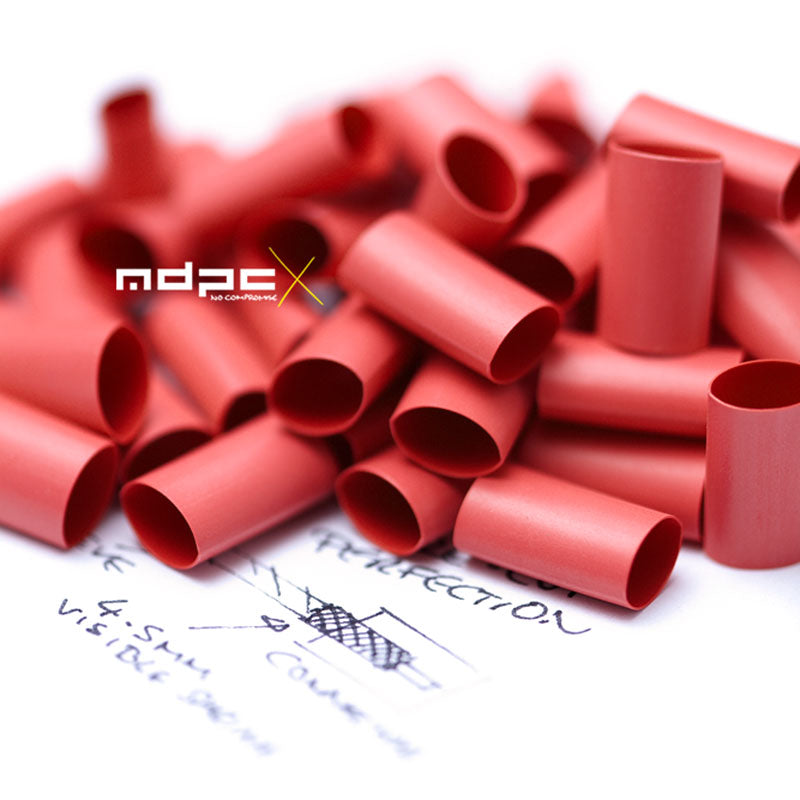 MDPC-X Pre-Cut Schrumpfschlauch 4:1 Small - Light-Red, 50 Stück