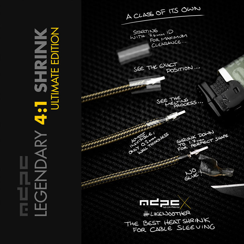 MDPC-X Schrumpfschlauch 4:1 Small - Transparent, 1m