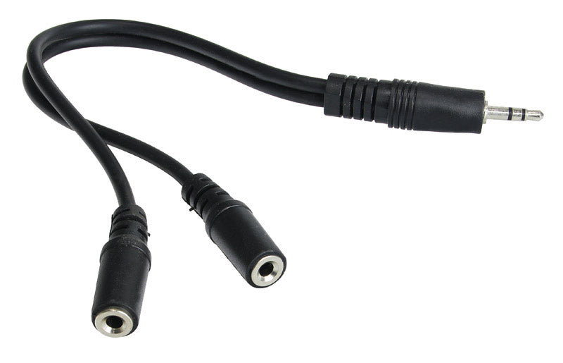 InLine Y-Kabel, 3,5 Klinke Stecker, 3,5 Klinke Buchse - 0,2m