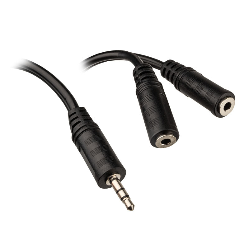 InLine Klinken Y-Kabel, 3,5-mm-Klinkenstecker, 3,5-mm-Klinkenbuchse - 2m