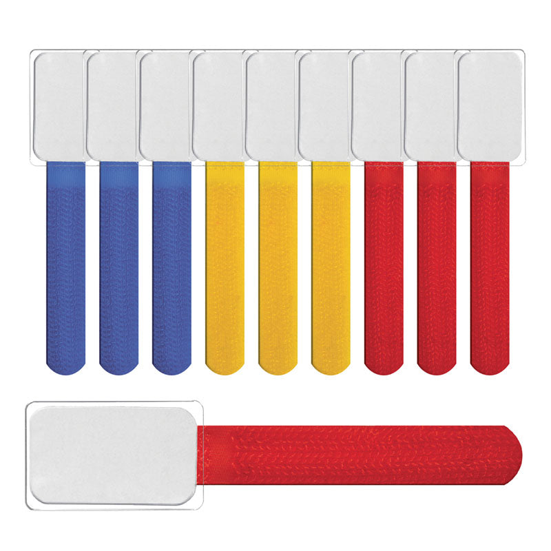 LABEL THE CABLE Mini Klettbinder 10er Set - bunt gemischt