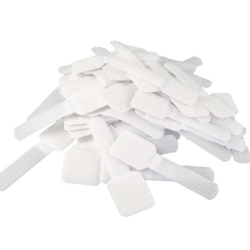 LABEL THE CABLE PRO Wall Klettkabelhalter 50er Set - weiß