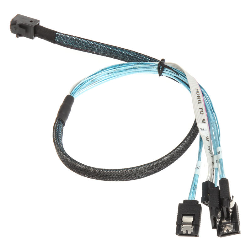 SilverStone SST-CPS05 Mini-SAS zu SATA 7-Pin Kabel - 50 cm
