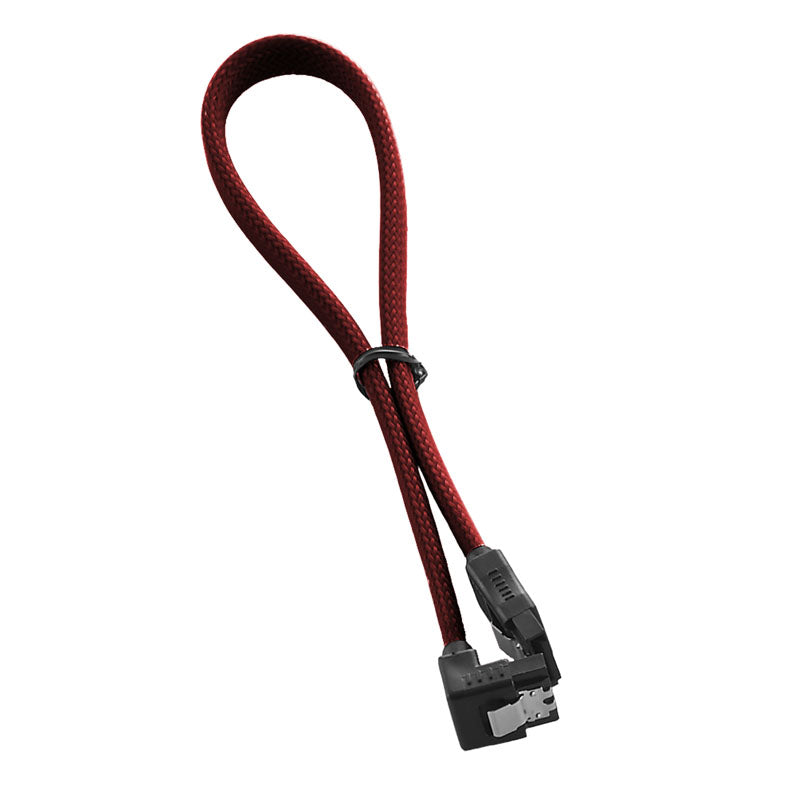 CableMod ModMesh Right Angle SATA 3 Cable 30cm - blutrot