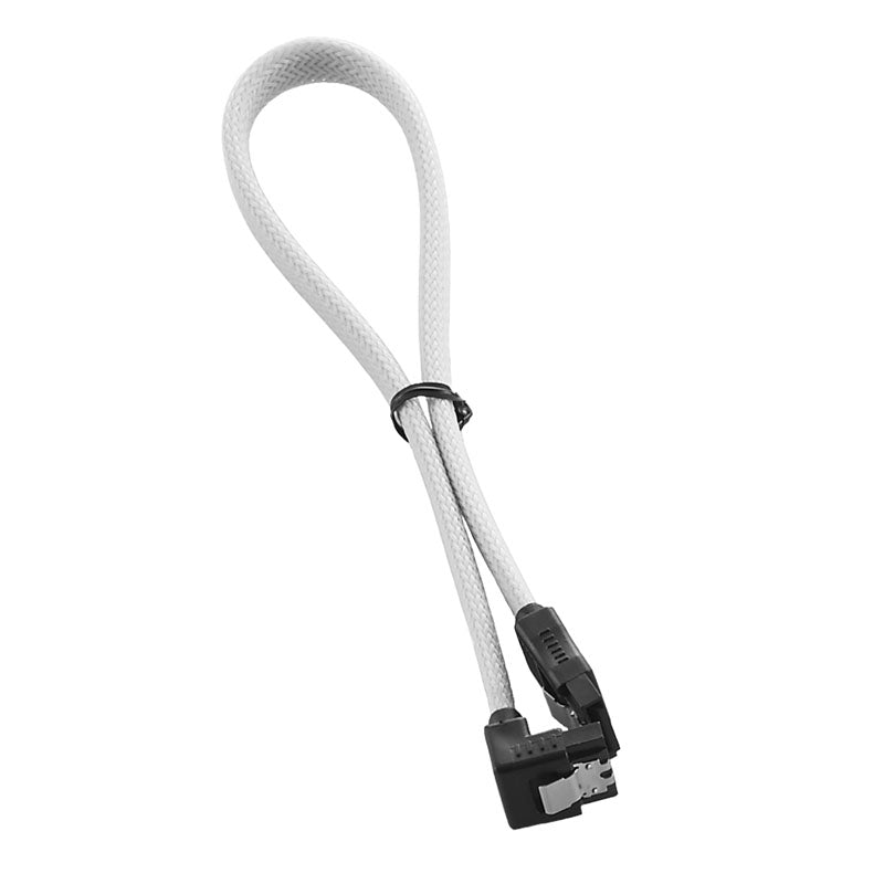 CableMod ModMesh Right Angle SATA 3 Cable 30cm - weiß