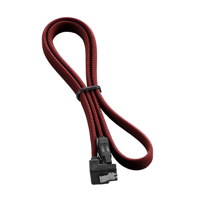 CableMod ModMesh Right Angle SATA 3 Cable 60cm - blutrot