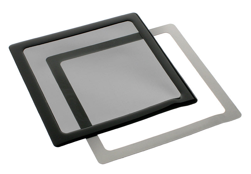 DEMCiflex Staubfilter 200mm, quadratisch - schwarz/schwarz
