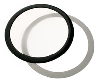 DEMCiflex Staubfilter 225mm, rund - schwarz/weiß