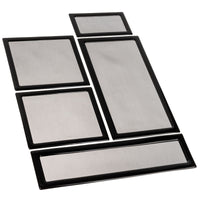 DEMCiflex Staubfilter-Set für Lian Li TU150 Mini ITX - schwarz