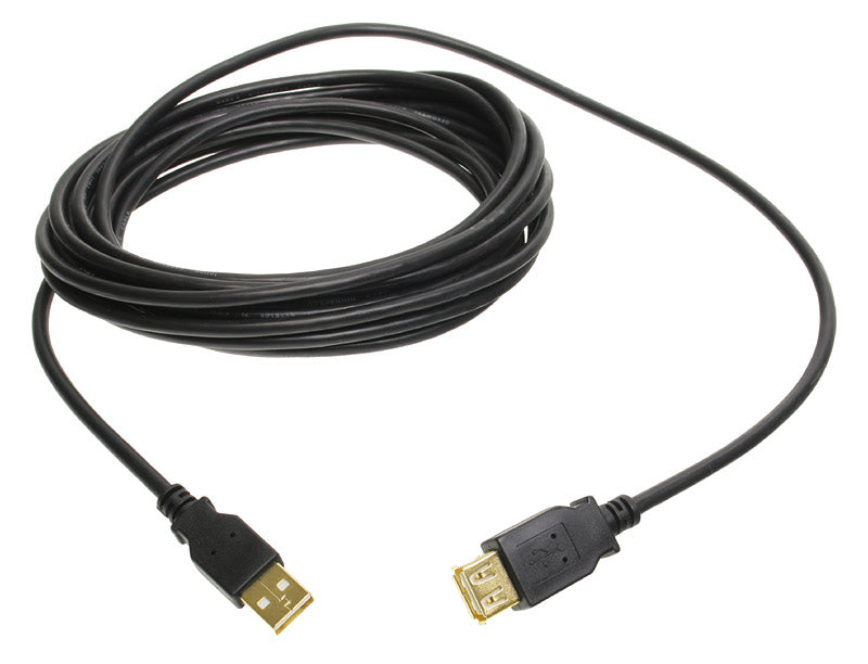 InLine USB 2.0 Verlängerung, vergoldete Kontakte - 5m