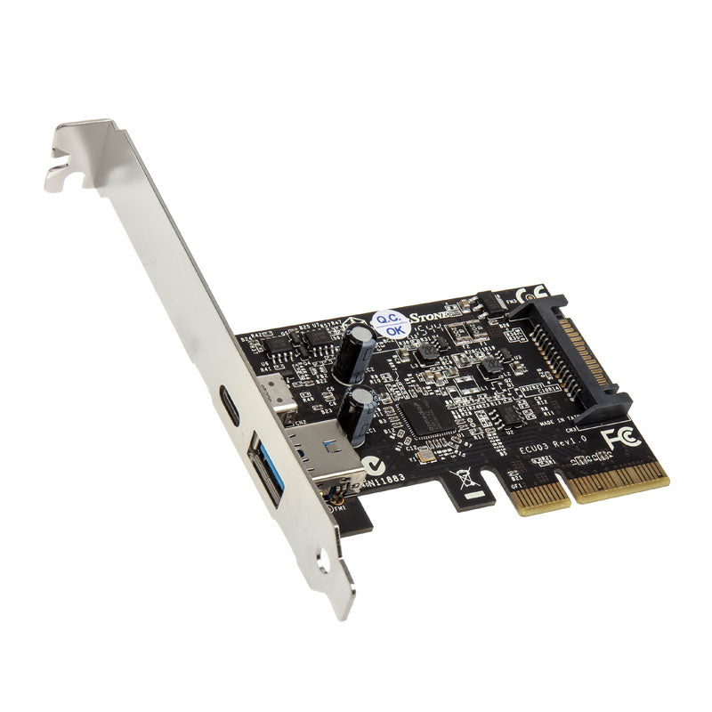 SilverStone SST-ECU03, 2Port USB3.1 Gen2 Karte - PCIe