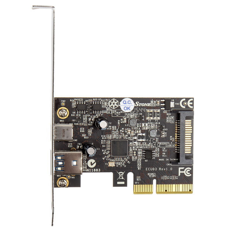SilverStone SST-ECU03, 2Port USB3.1 Gen2 Karte - PCIe