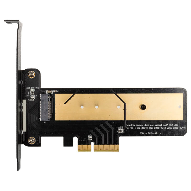 Akasa M.2 X4 PCI-E 3.0 Adapter Karte - schwarzes PCB