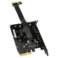 Akasa Dual M.2 PCI-E RGB LED Adapter Karte