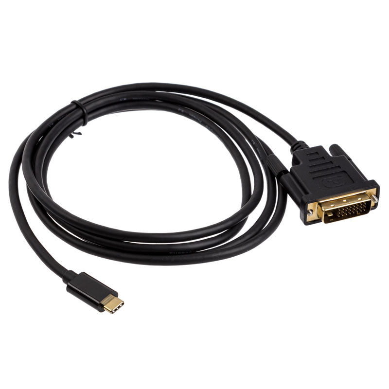Akasa Typ C Adapter Kabel auf DVI - schwarz