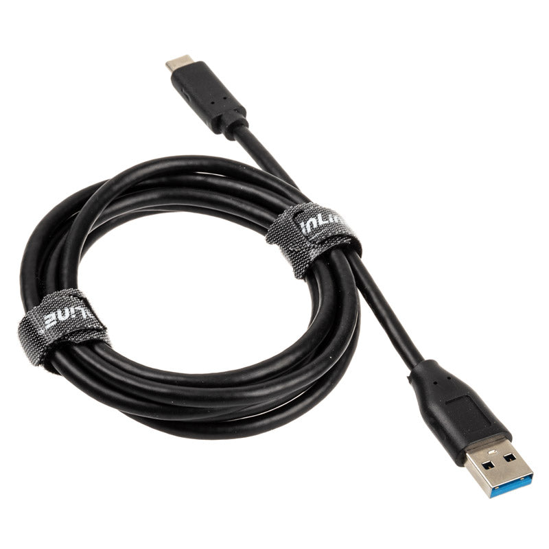 InLine USB 3.2 Gen.2 Kabel, Typ C auf A Stecker/Stecker, schwarz - 1,5m