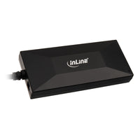 InLine USB 3.2 Gen 1 Hub, USB Typ-C, 3 Port Typ-A, 2 Port Typ-C, 3A Netzteil - schwarz
