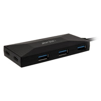 InLine USB 3.2 Gen 1 Hub, USB Typ-C, 3 Port Typ-A, 2 Port Typ-C, 3A Netzteil - schwarz
