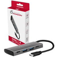 AXAGON HMC-4G2 Multiport-Hub, USB 3.1, 2x USB-A, 2x USB-C