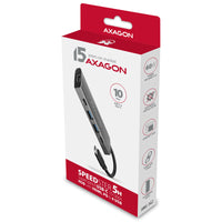 AXAGON HMC-5G2 Multiport-Hub, USB 3.2 Gen2, HDMI, 2x USB-A, 2x USB-C