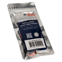 Akasa SATA zu Molex Adapterkabel - 2 Stück