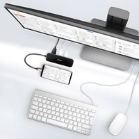 AXAGON HMC-6GL USB-Hub, 3x USB-3.0, 1x RJ-45, 1x HDMI