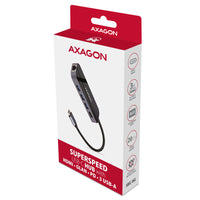 AXAGON HMC-6GL USB-Hub, 3x USB-3.0, 1x RJ-45, 1x HDMI