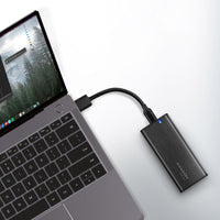 AXAGON EEM2-SBC RAW BOX externes Gehäuse für M.2 SSDs USB-C 3.2 Gen 2 - schwarz