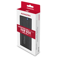 AXAGON EEM2-SBC RAW BOX externes Gehäuse für M.2 SSDs USB-C 3.2 Gen 2 - schwarz