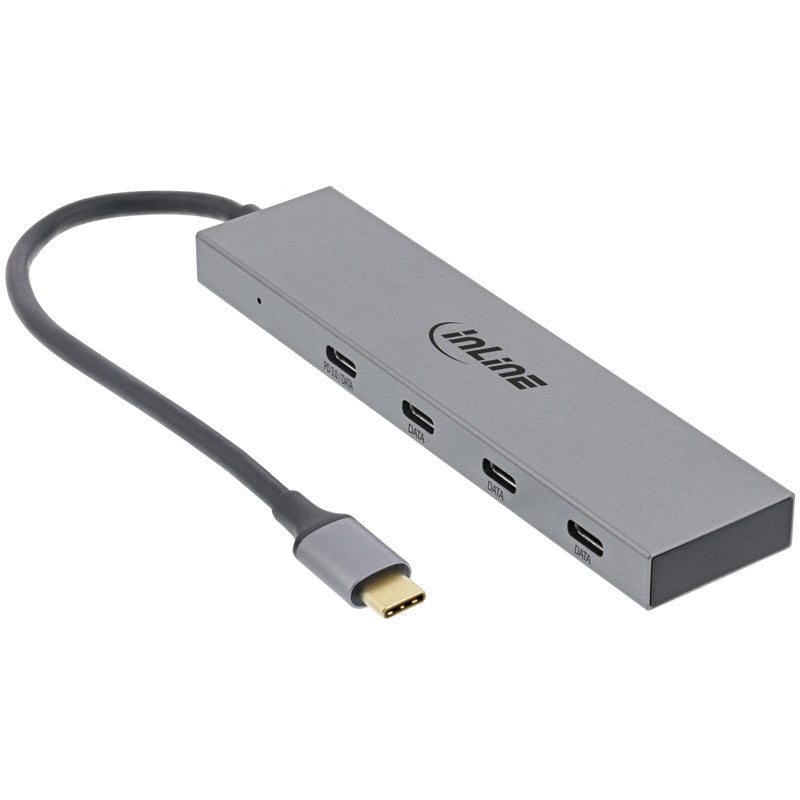 InLine USB-C-Hub, USB 3.2, 4x USB-Typ-C