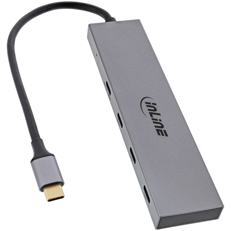 InLine USB-C-Hub, USB 3.2, 4x USB-Typ-C