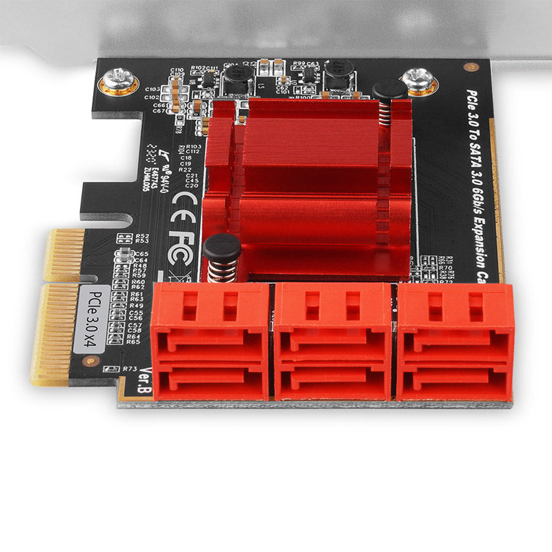 AXAGON PCES-SA6 PCIe Controller 6x internal SATA 6G port, LP