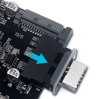 Graugear Interner 19-Pin Stecker (USB 3.0) auf USB 3.1 Typ-E 20-Pin Key A - 180 Grad