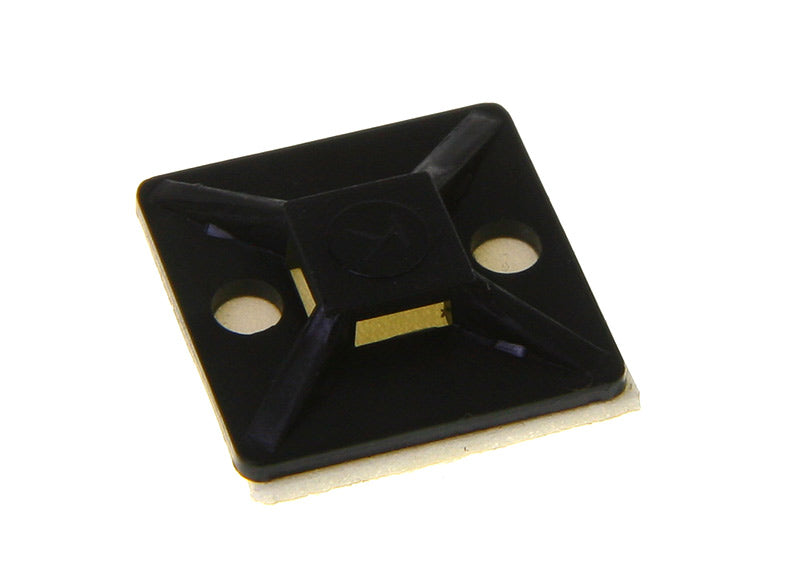 InLine Befestigungssockel für Kabelbinder 4,5mm, schwarz - 10Stk.