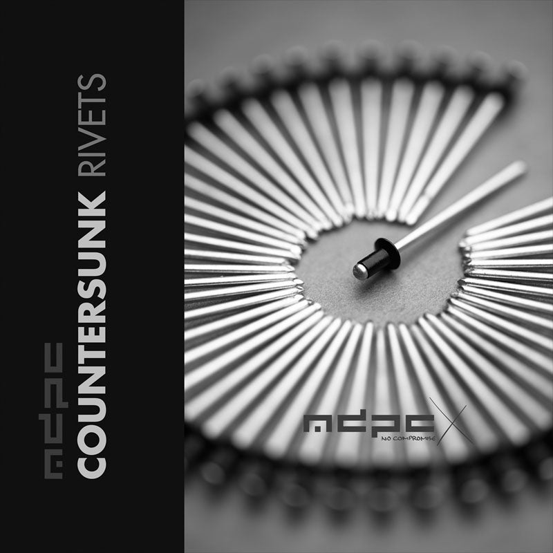 MDPC-X Blindniet Senkkopf Schwarz FlexPaint, 10 Stück